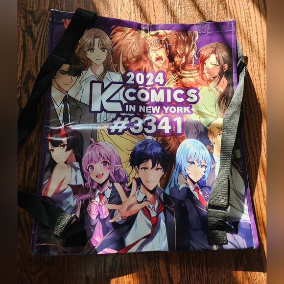 2024 K Comics Comic Con Vinyl Bag Backpack - Picture 1 of 1